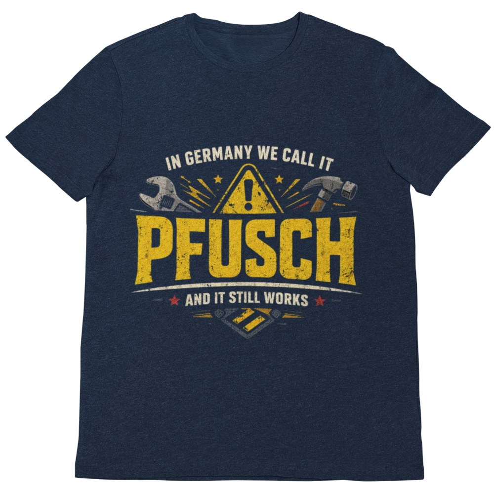 In Germany we call it Pfusch – Lustiges Handwerker T-Shirt